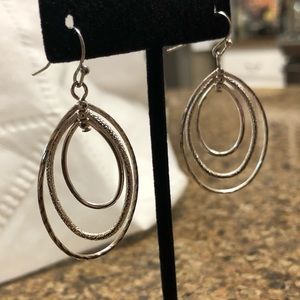 Triple hoop earrings